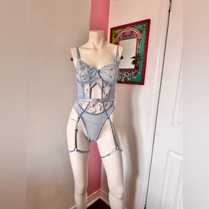 Blue Teddy Bodysuit